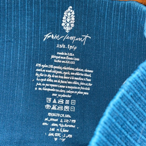 Free People Movement Good Karma High-Waist Leggings and Crop Top size XS/S NEW - Picture 4 of 9